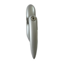 Sobinco Tilt/Turn Locking Window Handle 31000-659S - CYL Silver